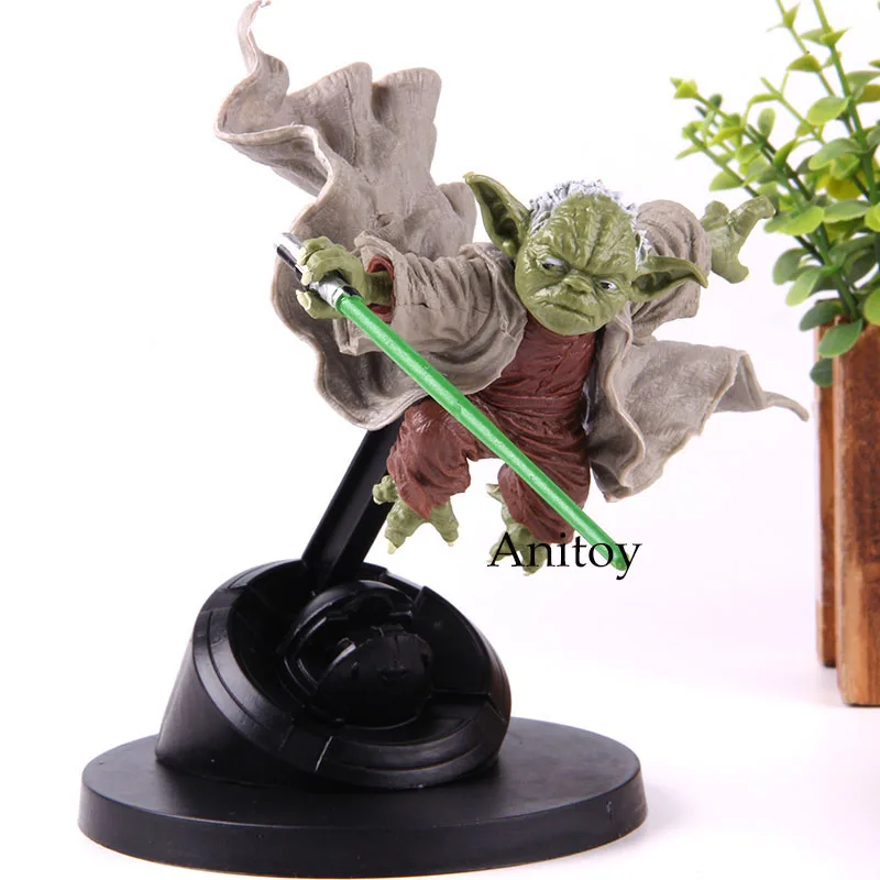 

Star Wars yoda Master Action Figure Fighting Version PVC Master Star Wars Figure Collectible Model Toy