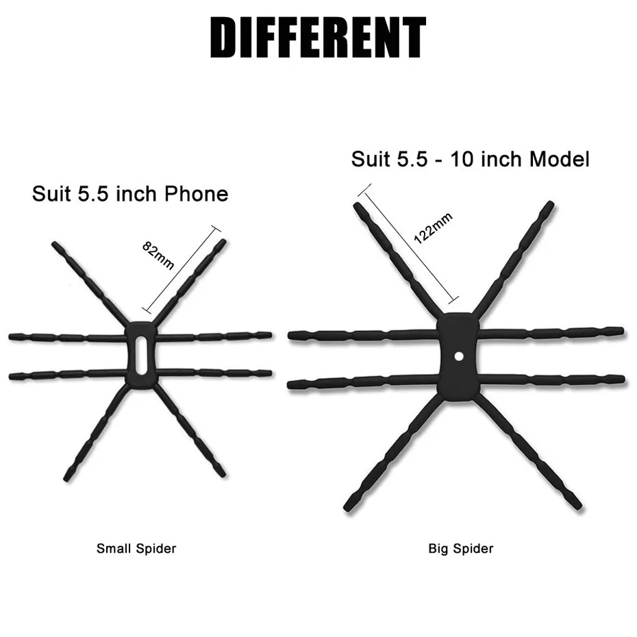 2018 HORUG Spider Universal Phone Holder For iPhone X Xs 8 7 6 Plus Car Holder For Phone in Car Cell Mobile Phone Holder Stand (2)