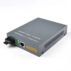 Волокно оптический media converter htb-gs-03 10/100/1000 Мбит/с SC Порты и разъёмы одномодовый двойной Волокно 20 км внутренний Питание