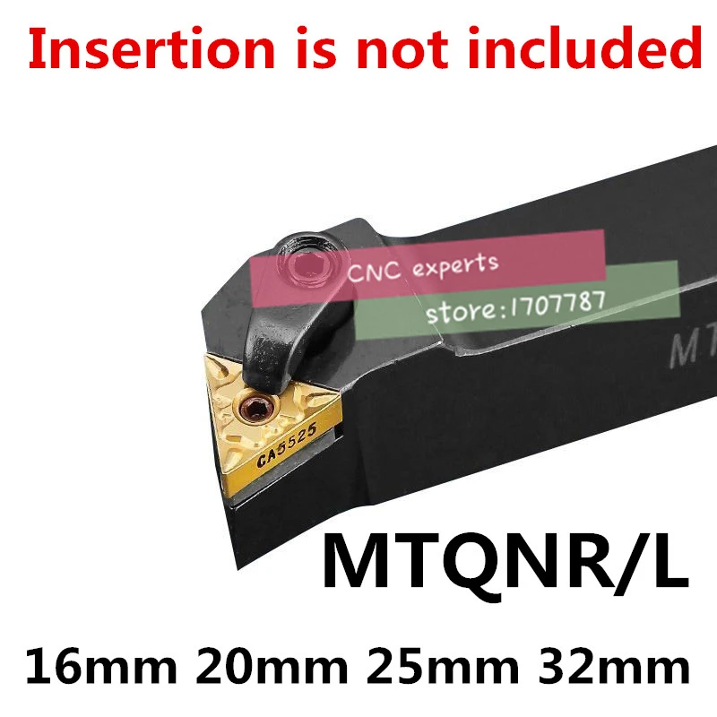 1PCS MTQNR1616H16 MTQNR2020K16 MTQNR2525M16 MTQNR3232P16 MTQNL1616H16 MTQNL CNC Lathe Cutting Tools External Turning Tool Holder |