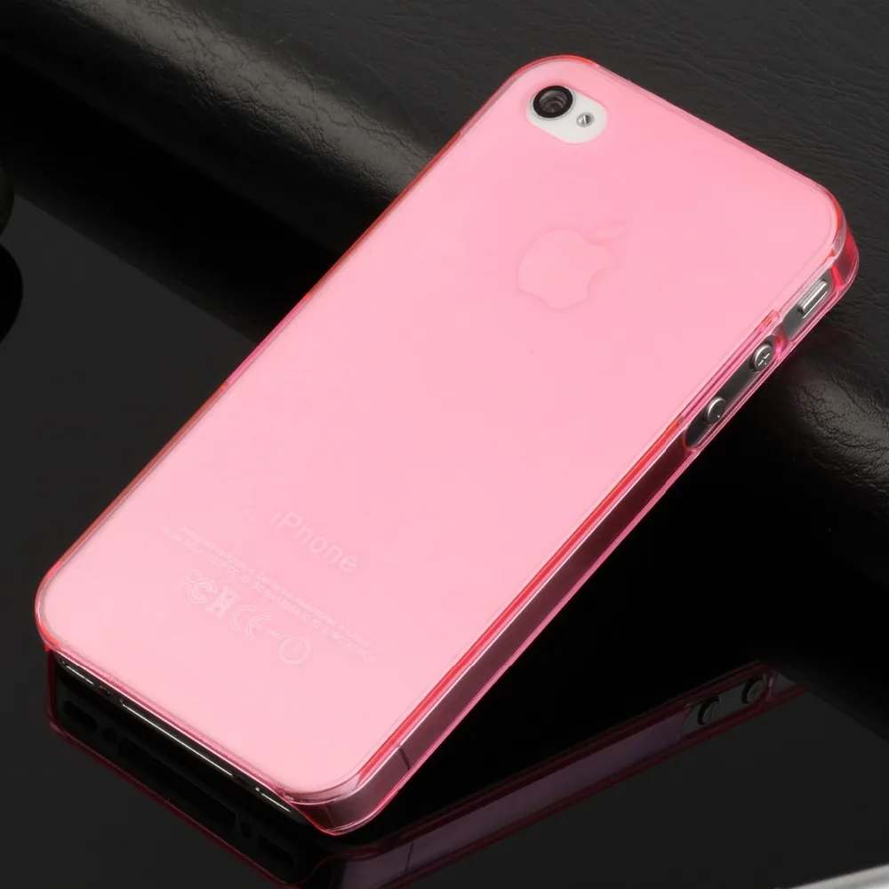 

hot sale ultra thin slim mobile phone case for iphone 4s iphone4 matte crystal clear transparent pc hard cover