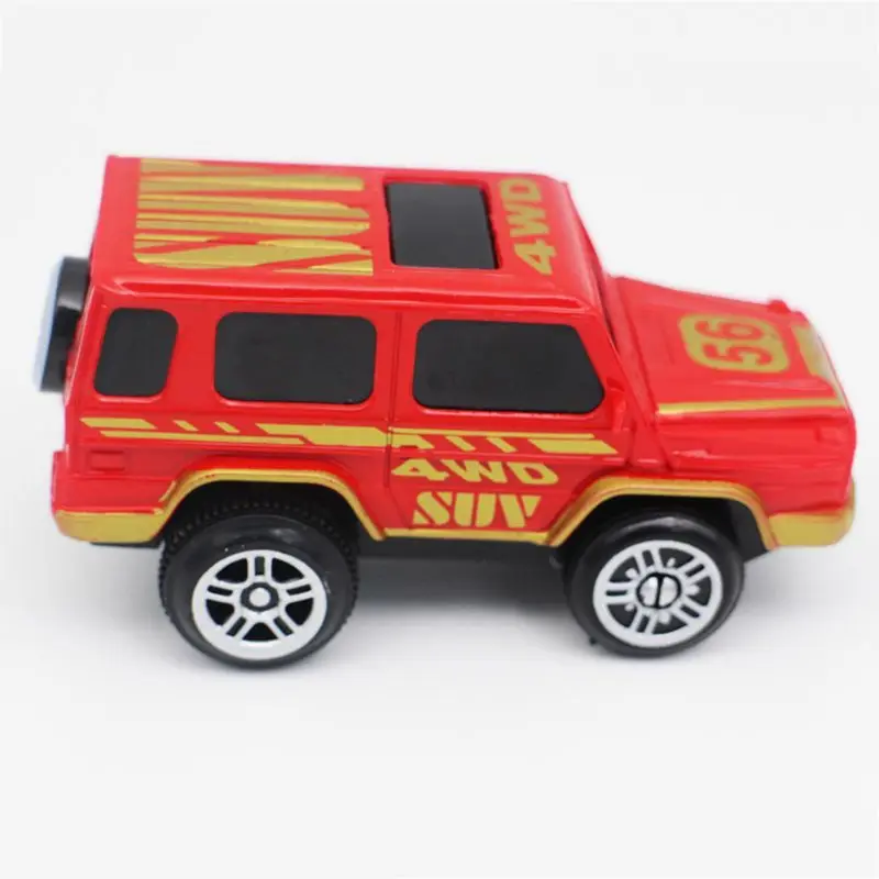 

Kids Toy Rail Track Car Electronic Battery Power LED Light Gift for Children Christmas Birthday