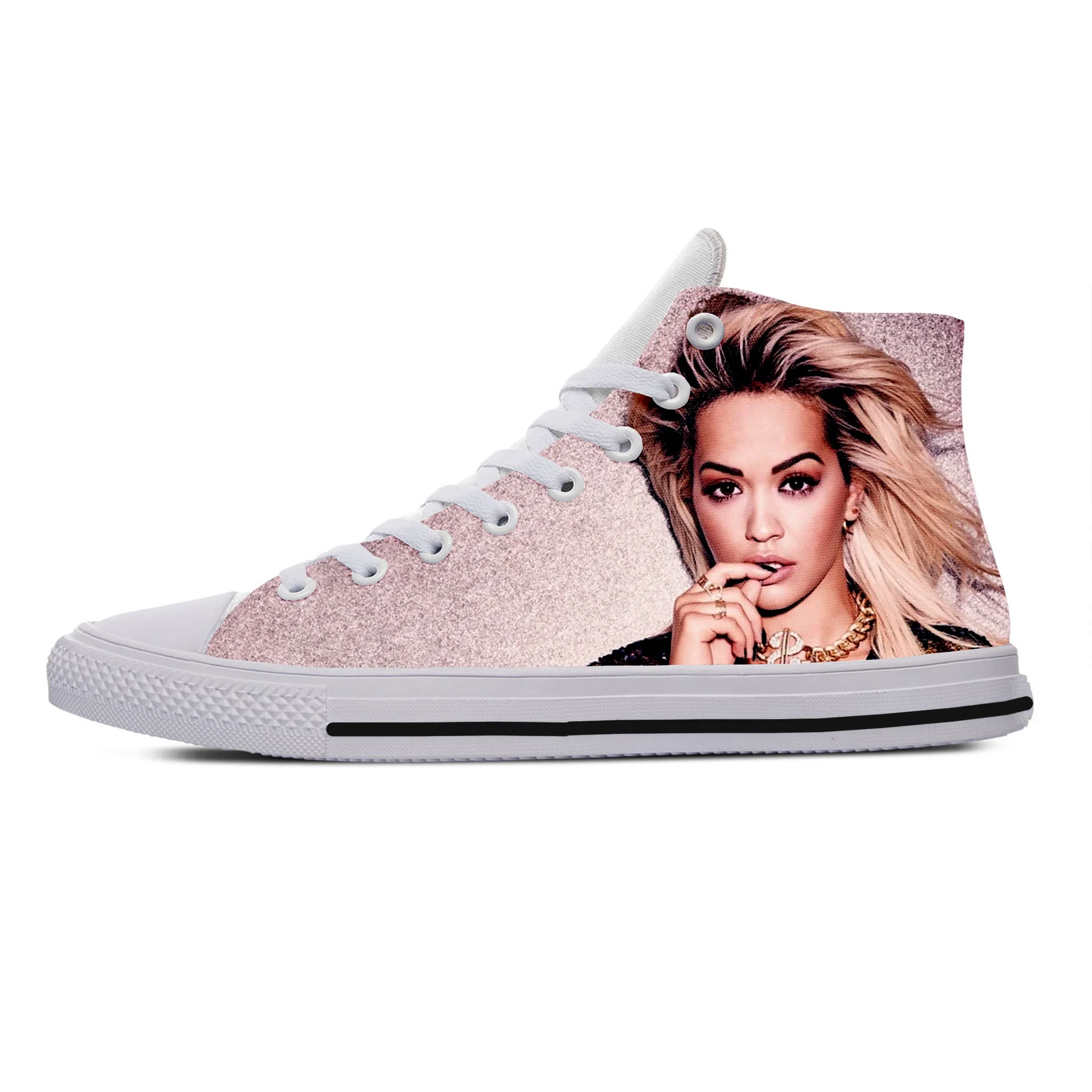 

2019 hot fashion 3D Rita Ora High Sneakers for men/women high quality 3D printing handiness casual shoes