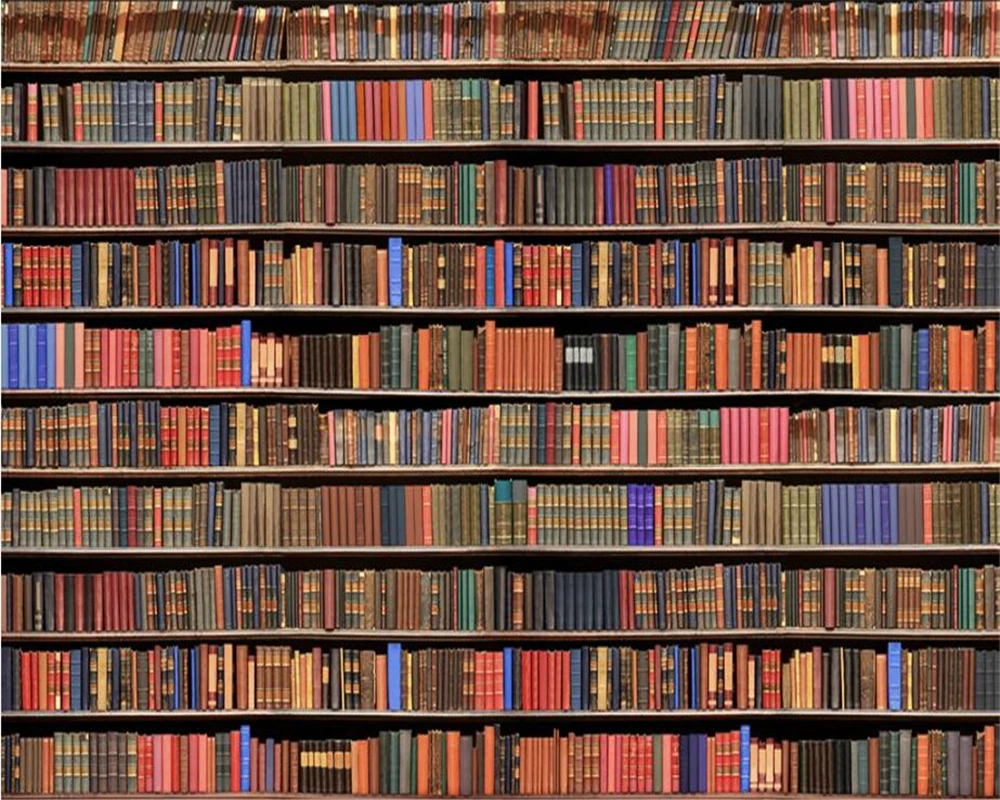 Beibehang High Quality Custom Wallpaper Stereo Bookcase Beibehang High Quality Custom Wallpaper Stereo Bookcase Background Wall Living Room Tv Mural In Wallpapers From Home