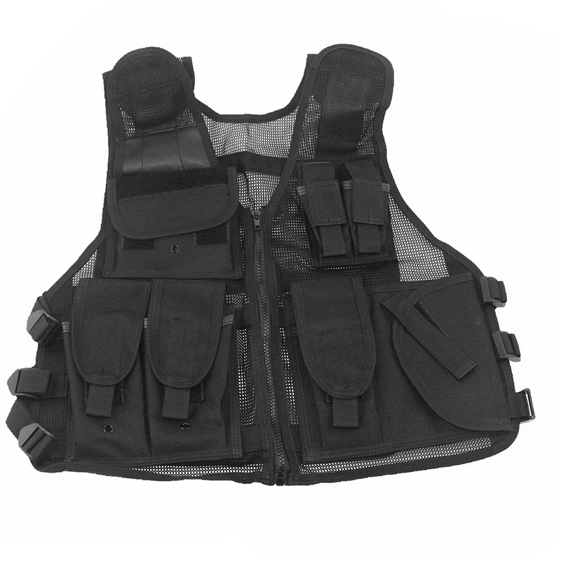 

Military Combat Molle Vest Tactical Vest Black New Type Hunting Airsoft CS Breathable Mesh Vest