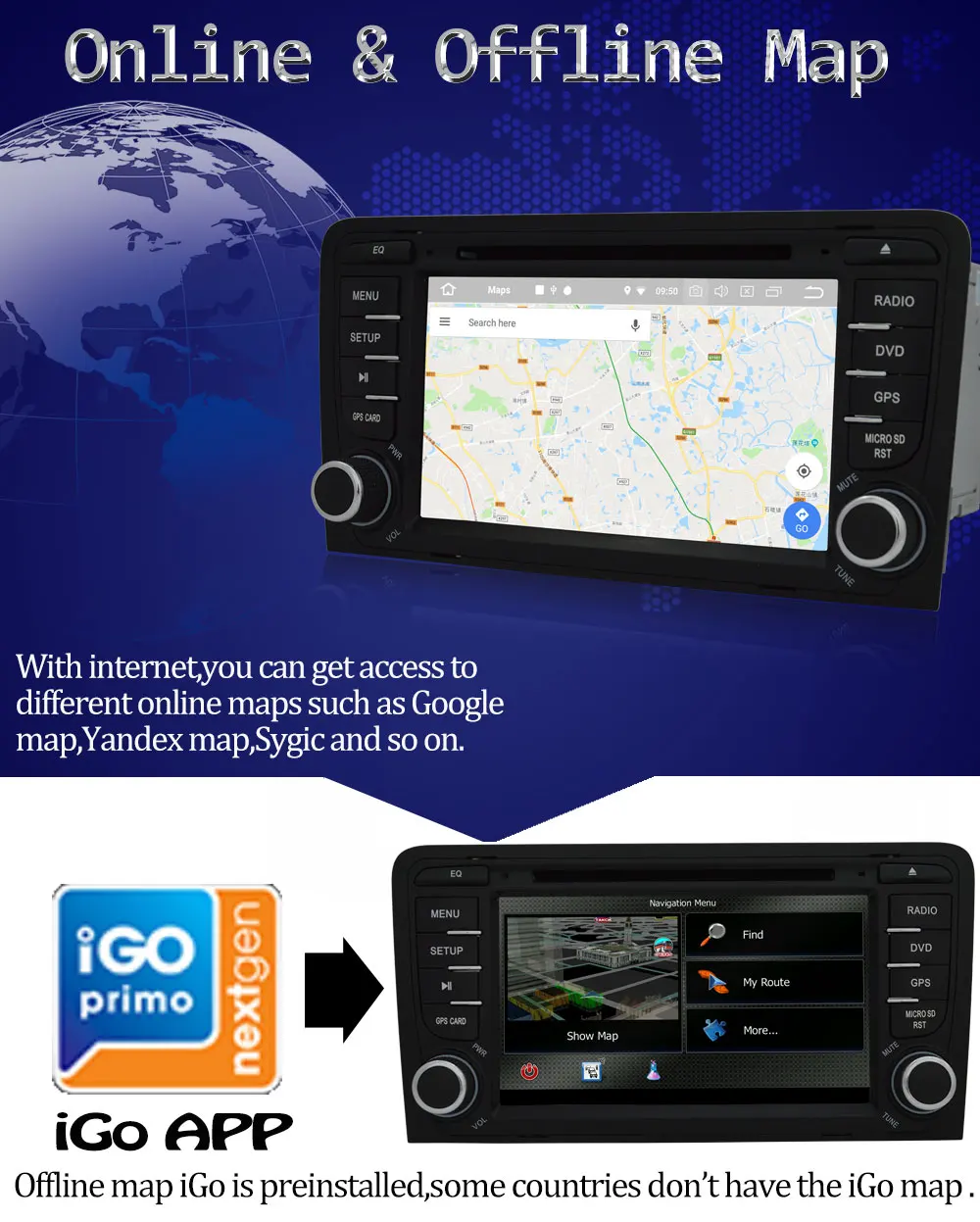 Excellent Octa Core 4GB RAM Android 8.0 Car DVD Player for Audi A3 S3 RS3 2003-2011 Car Radio GPS Navigation With 32GB ROM Bluetooth 19 Excellent Octa Core 4GB RAM Android 8.0 Car DVD Player for Audi A3 S3 RS3 2003-2011 Car Radio GPS Navigation With 32GB ROM Bluetooth 19