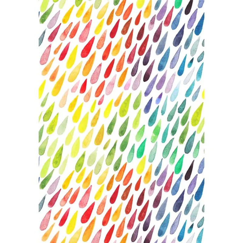 

Fleece children multicolor drops photography backdrop for photo sdio photographic backgrounds props S-1266-A