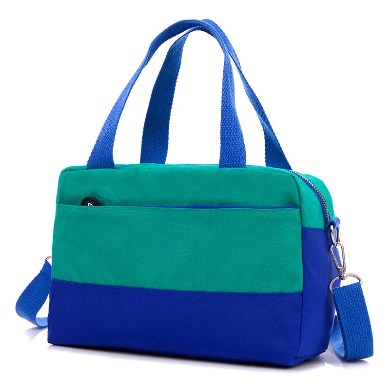 Красочные детские сумки для подгузников, сумки для мам, сумка для коляски, сумка для детских подгузников, сумка для пеленания, сумки для женщин - Цвет: Bo He Lv