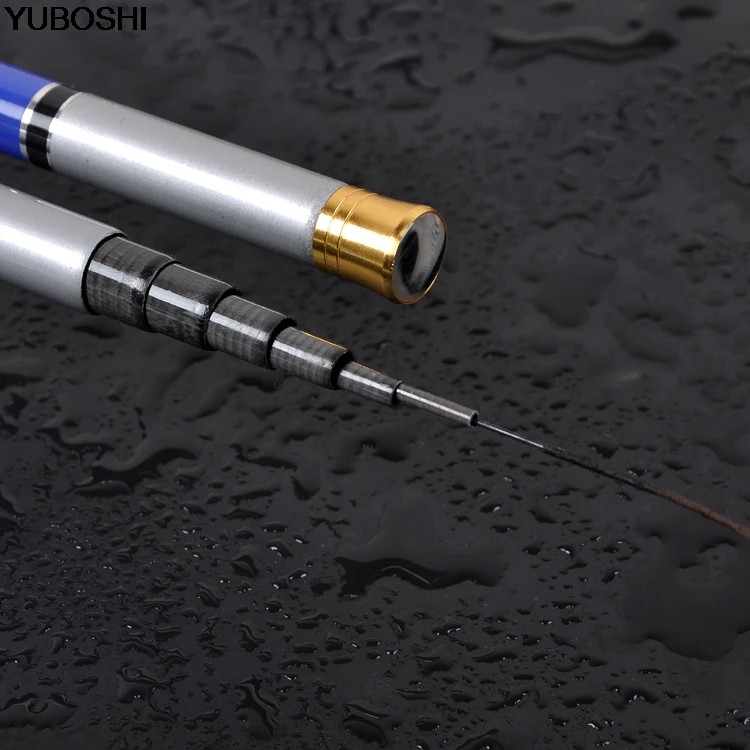 

YUBOSHI Fishing Rod Telescopic Carbon Fiber Supe Hard Hand Pole For Carp Fishing
