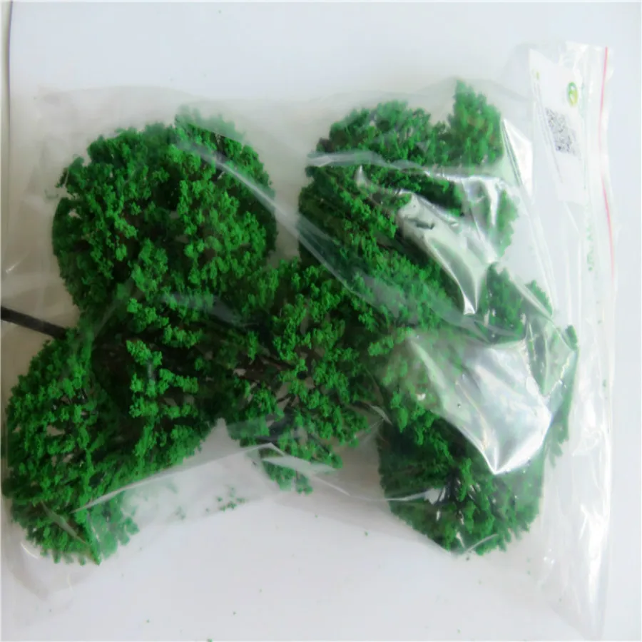 new architecture 3d scale artificial plastic model  green tree  layout195