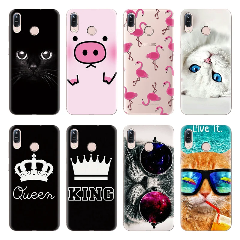 

Cartoon TPU Case For OPPO F9 Pro F7 F5 A3s A5 K1 Case King Queen Luxury Phone Shells for Asus Zenfone Max Pro M2 Lite L1 Case