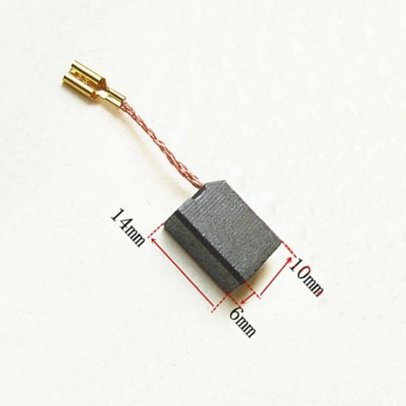 10pcs 6x10x14mm Carbon Brushes Alternator Power Tool for Generic