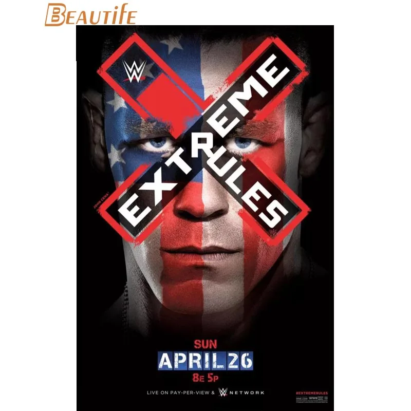 

Custom wwe download Poster Home Decoration Fashion Silk Fabric Wall Poster Custom Poster Print More Size