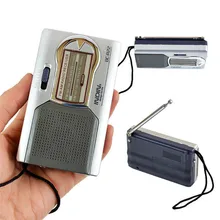 Новинка! Портативный радио мини AM/FM телескопическая антенна радио карман коротковолновой приемник 30MAY0