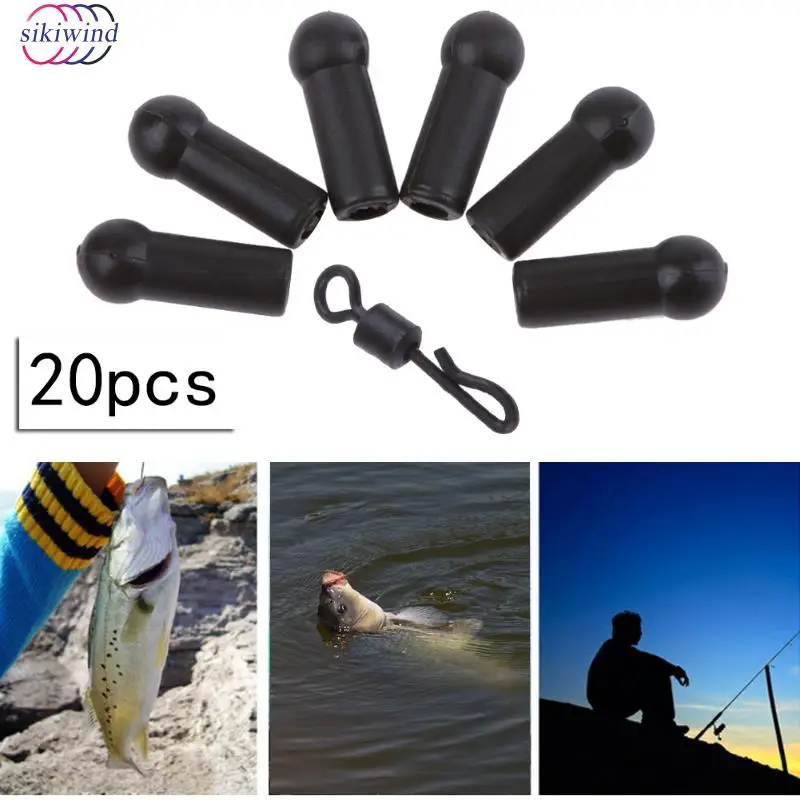 40 قطعة/المجموعة حبات تؤدي العازلة الكارب الكارب الصيد الخشنة تزوير مع التغيير السريع يدور pesca معالجة الملحقات أدوات الصيد