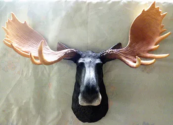 

sales Pure New arrival Fashion home decoration elk wall animal head moorlands reincurs lucky muons