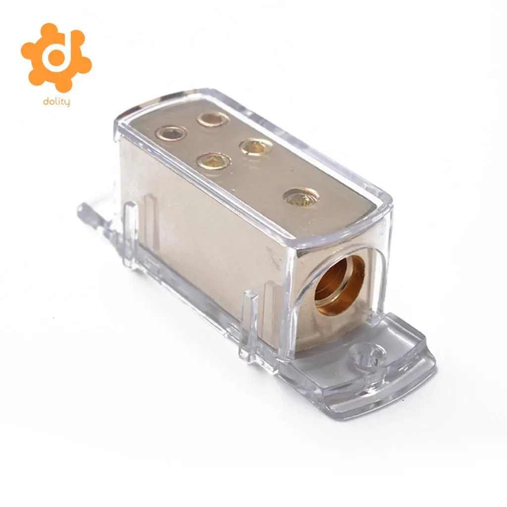 4-полосная 1X 4AWG в 4X 8AWG из Мощность/кабель заземления сплиттер распределительный блок