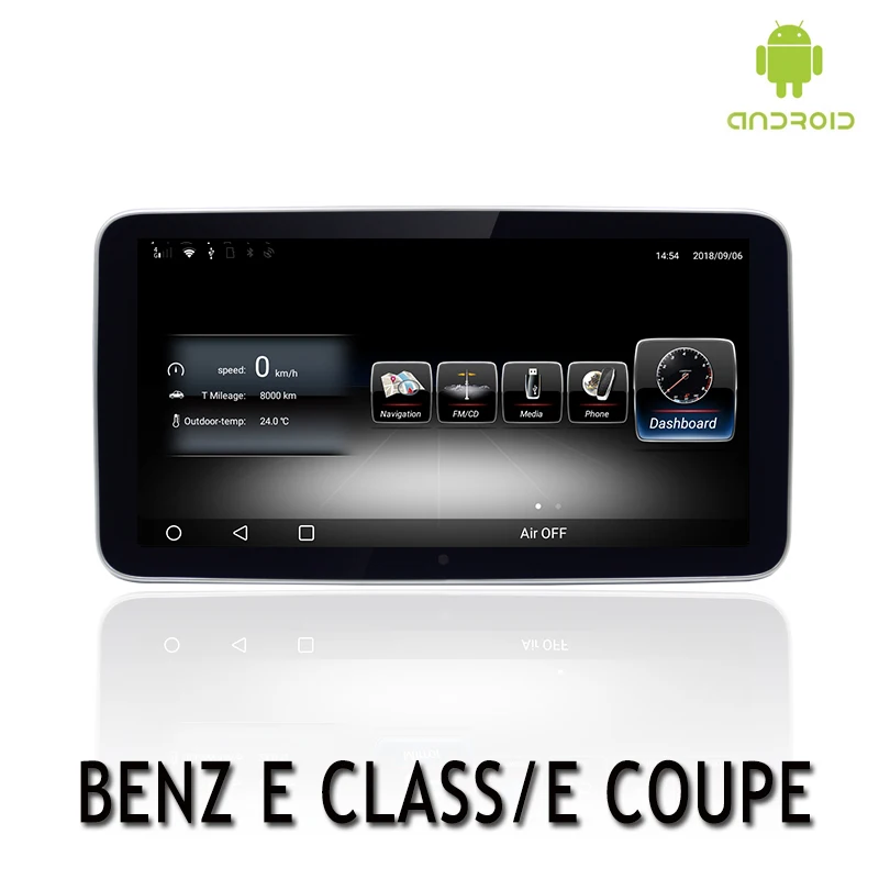 Perfect NVTECH Android Multimedia Navigation GPS BT For Mecerdes Benz CLASS E Radio Dashboard DVD Player 9.33" Original style 2010-2015 0