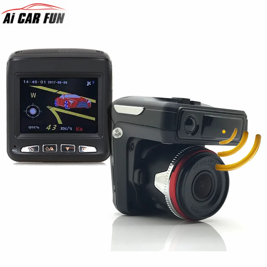 

3-in-1 Car Data Recorder Russia Dedicated Fixed/Flow Velocity Measurement Detection Car Driving Track Query X7 DVR