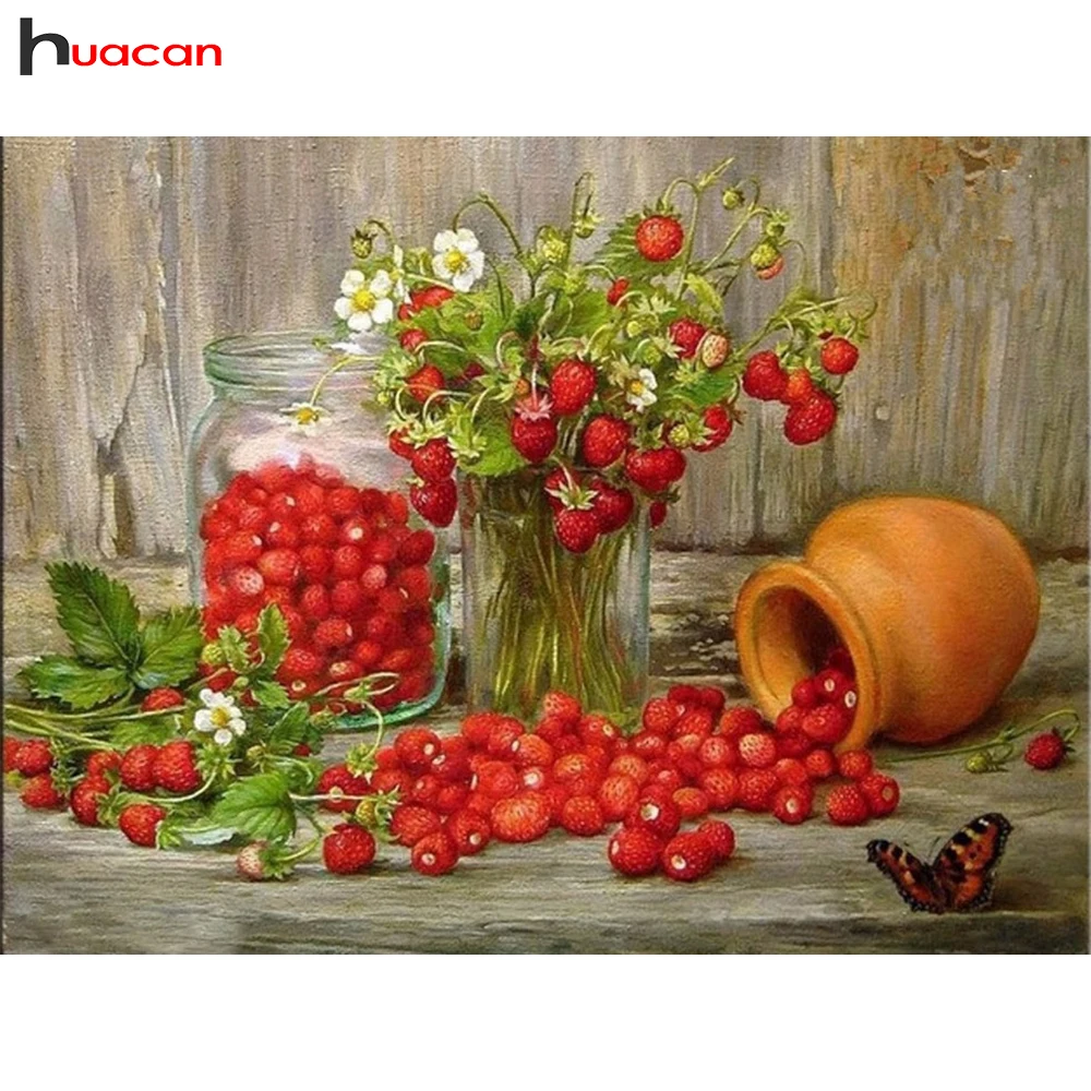 

Diamond Mosaic Fruit Diamond Embroidery Full Square Diamond Painting Cross Stitch Floral Picture Of Rhinestones Crystal Handmade