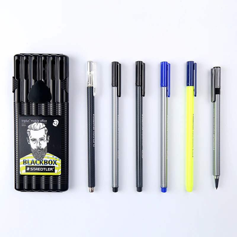 Lifemaster Staedtler Triplus Black Box Set Mobile Office Lifemaster Staedtler Triplus Black Box Set Mobile Office Mechanical Pencil Textsurfer Roller Convenient For Everyday 34sb6b In Marker Pens From