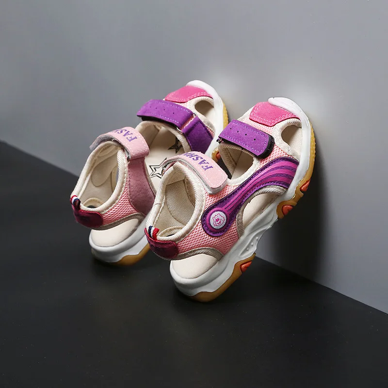 Летняя детская обувь; сандалии для девочек; детская повседневная спортивная обувь; дышащая ортопедическая обувь для маленьких мальчиков и девочек