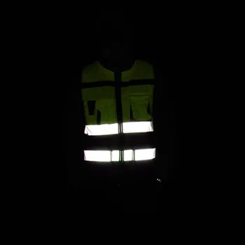 

Safety Vest Reflective Driving Jacket Night Security Waistcoat with Pockets HSJ-19