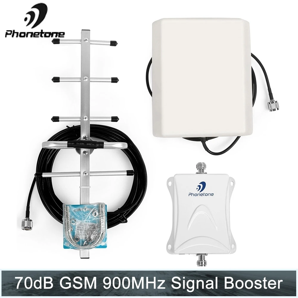 

cellular amplifier gsm repeater 900mhz GSM 900 70db Cell Phone cellular signal booster Amplifier repeater 3g with Panel Antenna