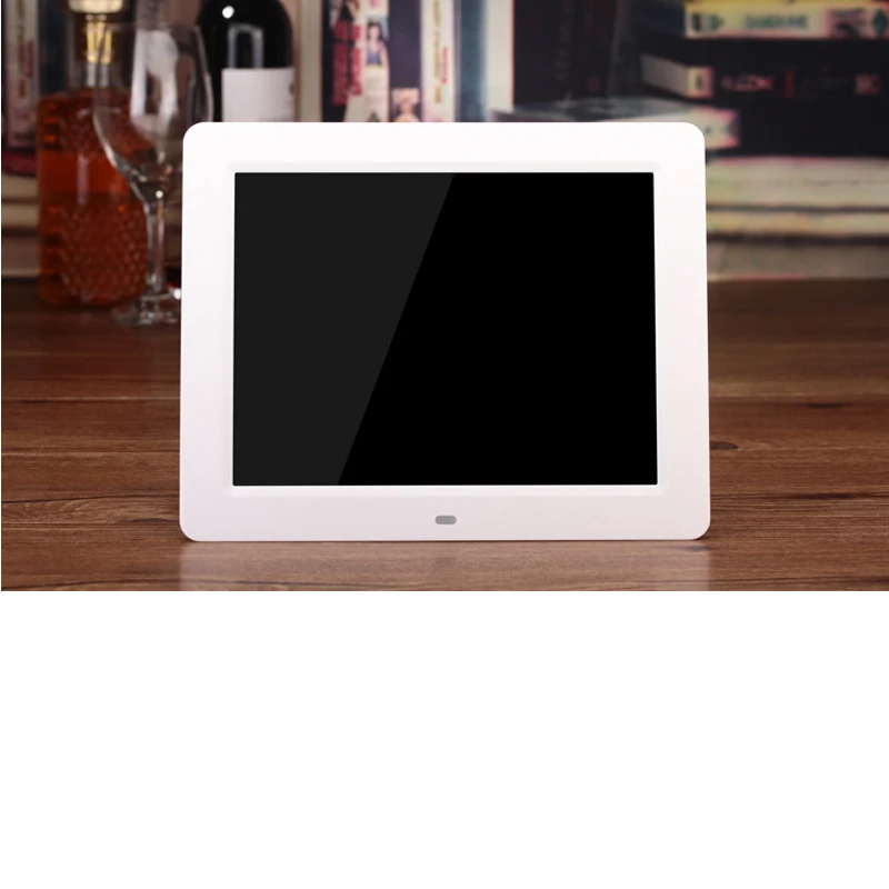 US $54.49 104 inch LCD Digital Photo Frame HD 1024x768 Multifunctional Builtin MP3MP4 player remote control white black color