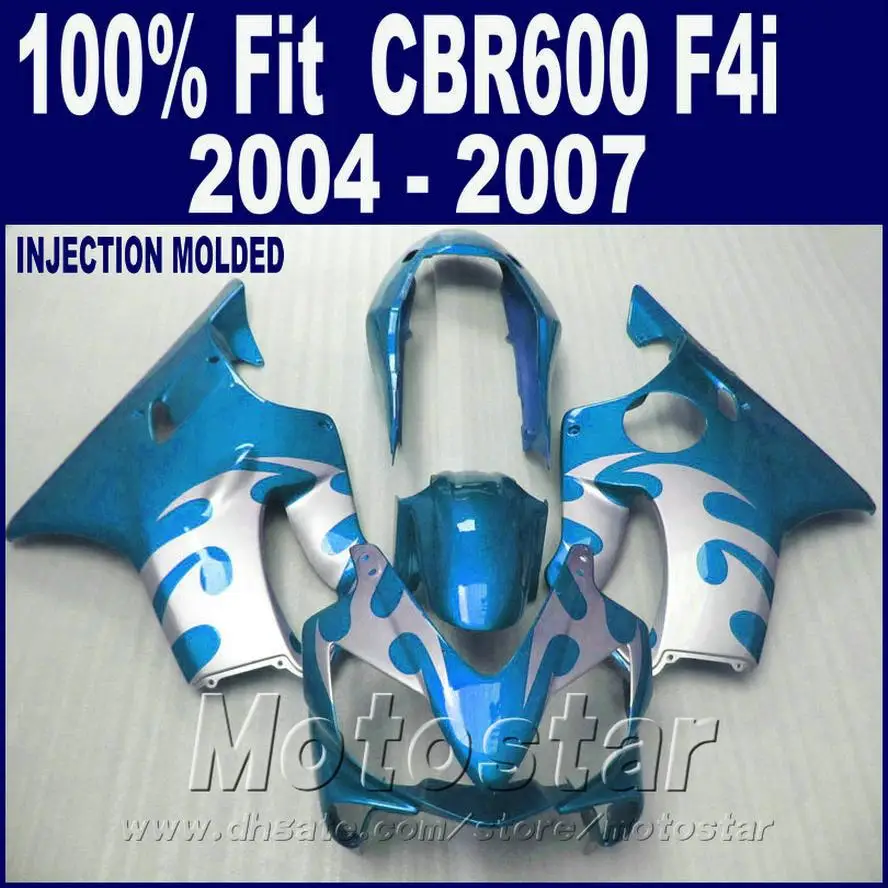 

Fairing parts Injection molding for HONDA CBR 600 F4i fairings 2004 2005 2006 2007 right blue cbr600 f4i 04 05 06 07 T