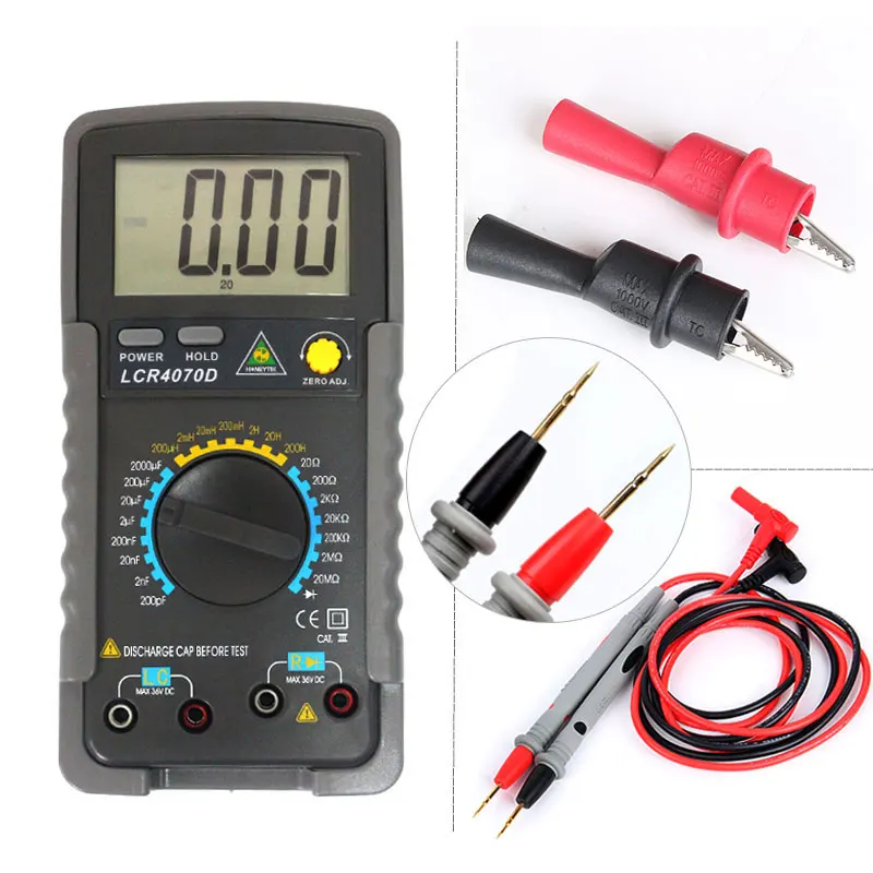 

LCR Digital Inductance Table Auto power off Measuring Instruments Capacitance test digital bridge