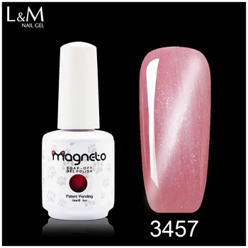 

12 Pcs Gel artist Rainbow Magneto Gel Fashion Color UV Color Gelpolish Glue 15ml Cat Eyes Lacquer Varnish Magnetic Cat Eyey Gel