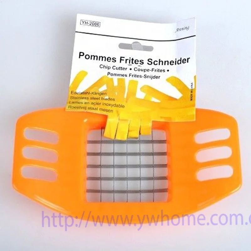 

French Fry Potato Chip Cut Cutter Vegetable Fruit Slicer Chopper Chipper Blade Easy Kitchen Tools