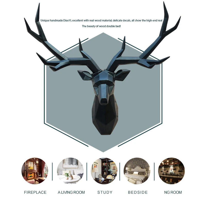 Home-Decor-Accessories-3D-Deer-Statue-Large-Animal-Figurine-Wall-Decoration-Sculpture-Ornament-Party-Wedding-Decorations (8)
