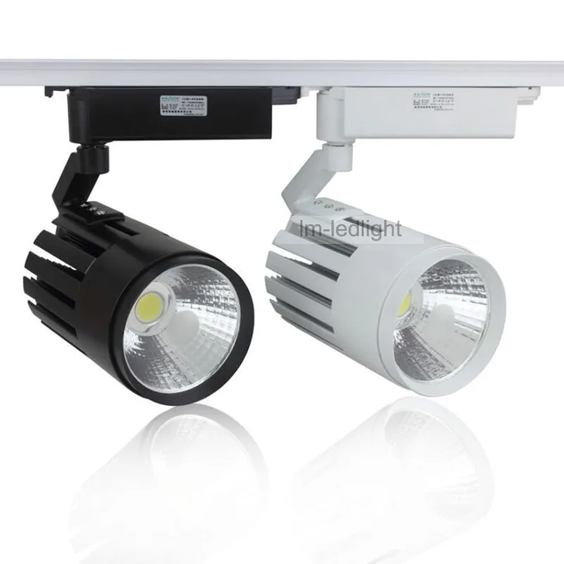 Светодиодный фонарь 20 Вт Bridgelux rail Light 110 в 120 в 130 в 220 в 230 в 240 В трек прожектор светодиодный место на рельсе свет лампы