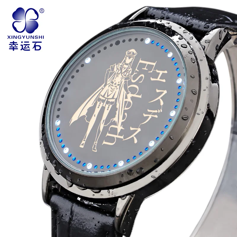 

Xingyunshi Women Watch Top Fashion Brand Female Clock Gold Case LED Display Real Leather Strap Waterproof Writwatches Hot Sale