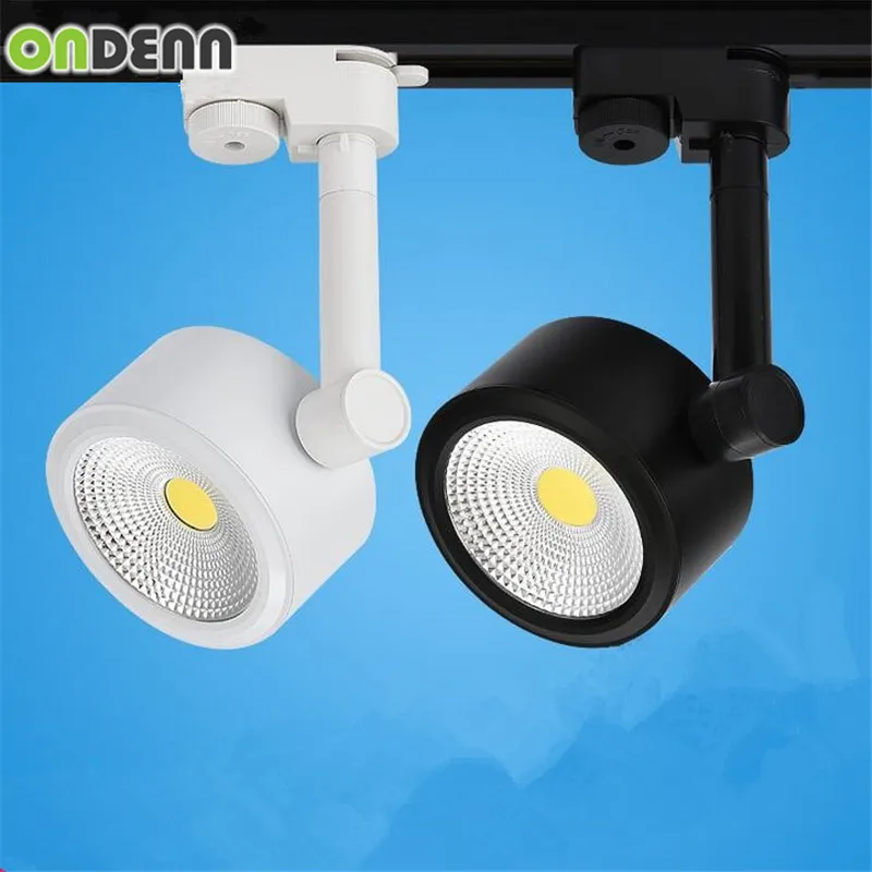 COB 15W Led Track light Aluminum Ceiling Rail Track lighting Spot Rail