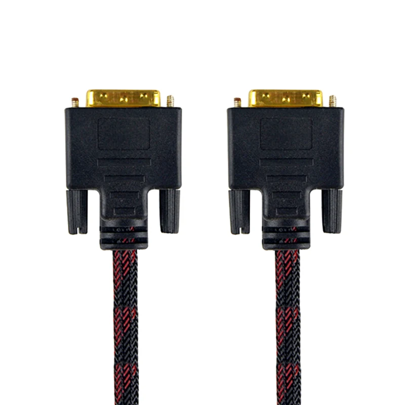 Высокоскоростной кабель DVI 3M 5M 10M позолоченный штекер Male-Male DVI TO DVI 24+ 1 кабель 1080p для lcd DVD HDTV xbox Монитор Проектор