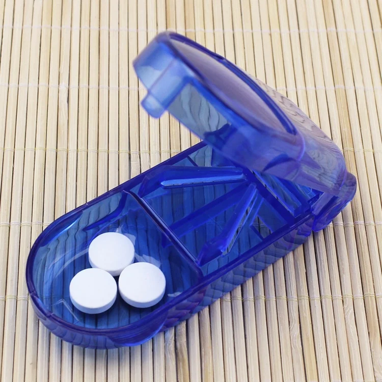 2018 недавно чехол складной Витамин Медицина наркотиками 3 вида цветов Pill Box Дело Организатор контейнер планшет резки препаратов Dropshipping
