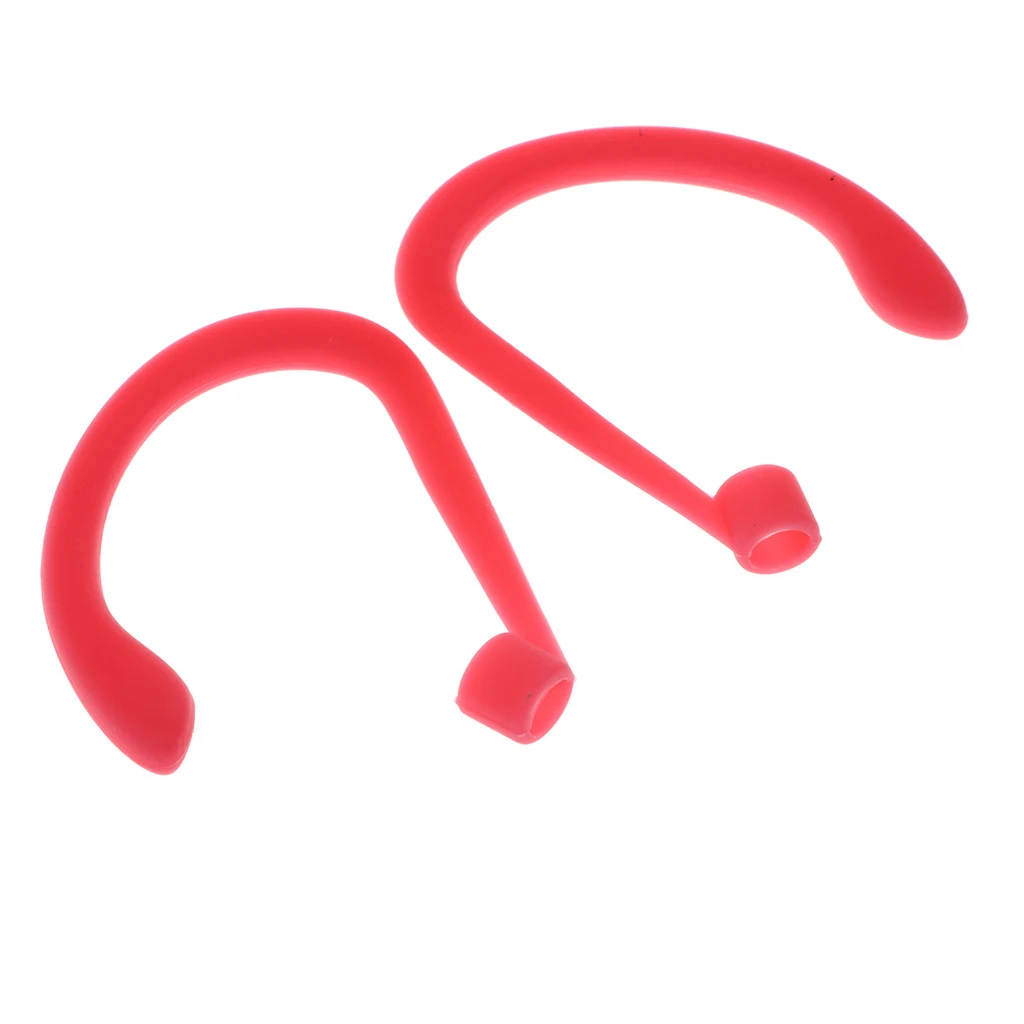 1 Pair Silicone Sports Earphone Anti-lost Ear Hook Holder for Apple AirPods iPhone 7 8 X Earpods Strap