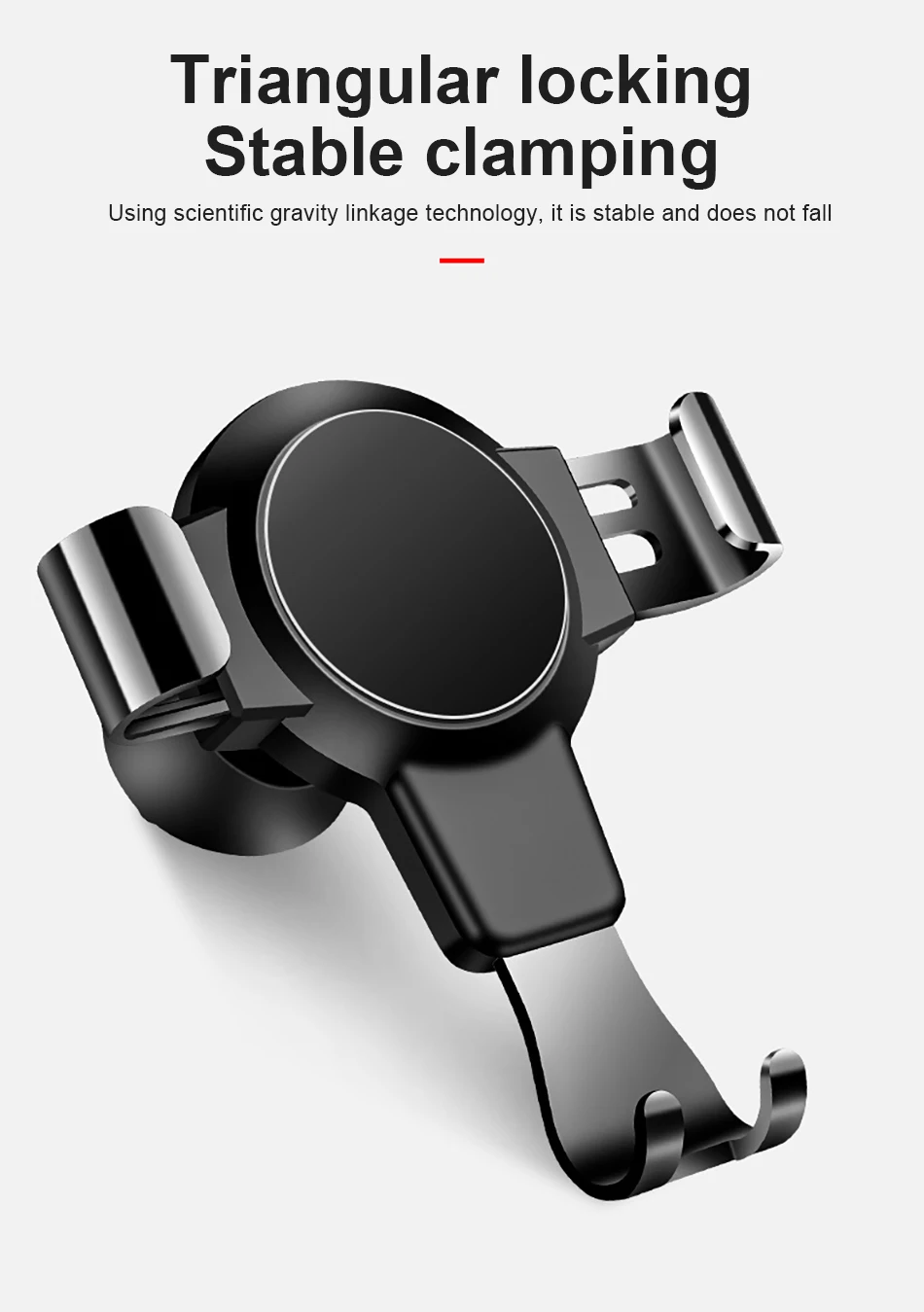 !ACCEZZ Universal Car Air Vent Phone Holder For iphone X XS XR 8 7 Plus 360 Degree Rotation Gravity Bracket Stand Mobile Support (2)