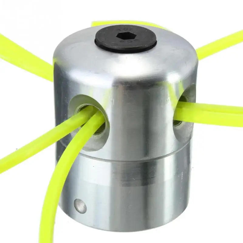 

Aluminum Grass Trimmer Head With 4 Lines Brush Cutter Head Lawn Mower Accessories Cutting Line Head for Strimmer Replacement