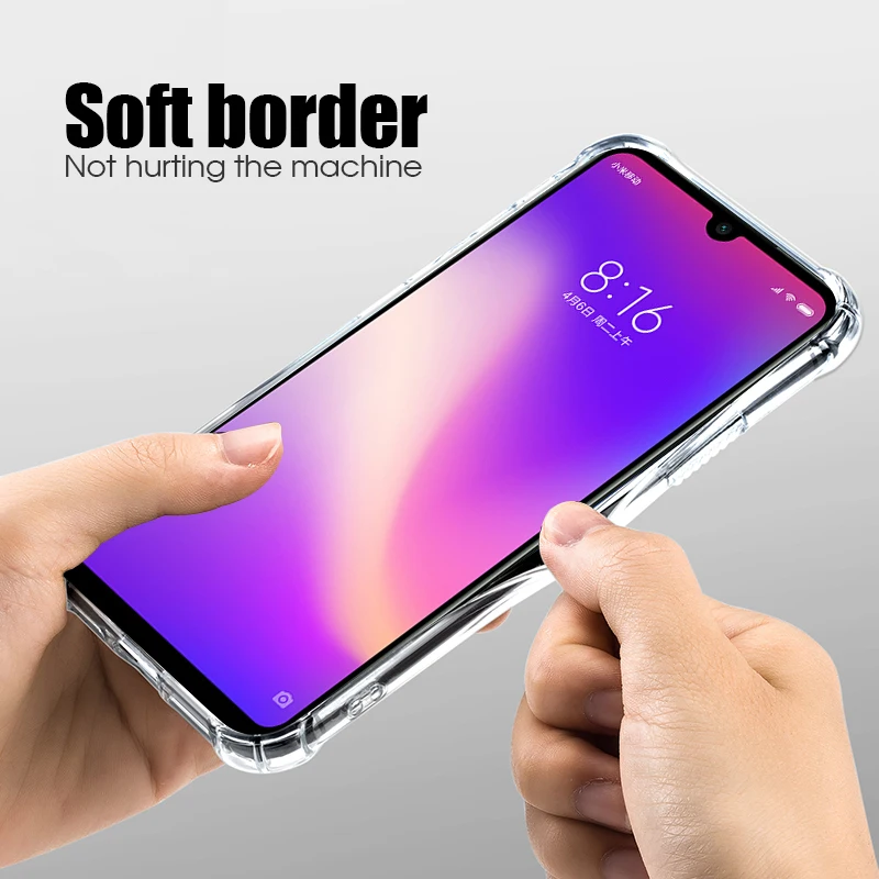 Чехлы с воздушной подушкой для Xiaomi Mi 9 8 SE A2 Lite A1 6X 5X 6 Poco F1 Max 3 Mix 2S Play Redmi 7 5Plus 6A Note 5 Pro