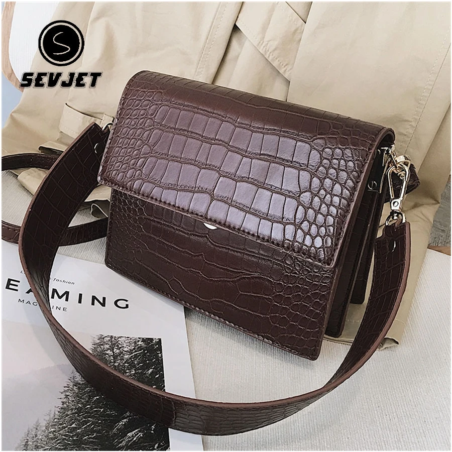 

Fashion Designer Women's Handbag Quality PU Leather Women Tote Bag Alligator Ladies Shoulder Crossbody Bags Bolsa Feminina CJ725
