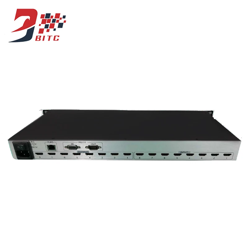 SZBITC High Quality 8 in 8 out 4K HDMI Matrix 8x8 With RS232&RJ45&IR Remote Control 1U Ultra HD 1080P 3D SZBITC High Quality 8 in 8 out 4K HDMI Matrix 8x8 With RS232&RJ45&IR Remote Control 1U Ultra HD 1080P 3D