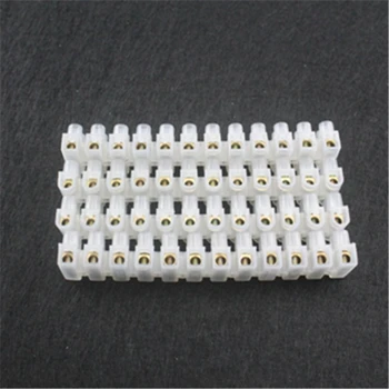 

Screw Terminal Barrier 60A Connector 3pcs Electrical Wire Connection 12Position Barrier Terminal Strip Block 60A
