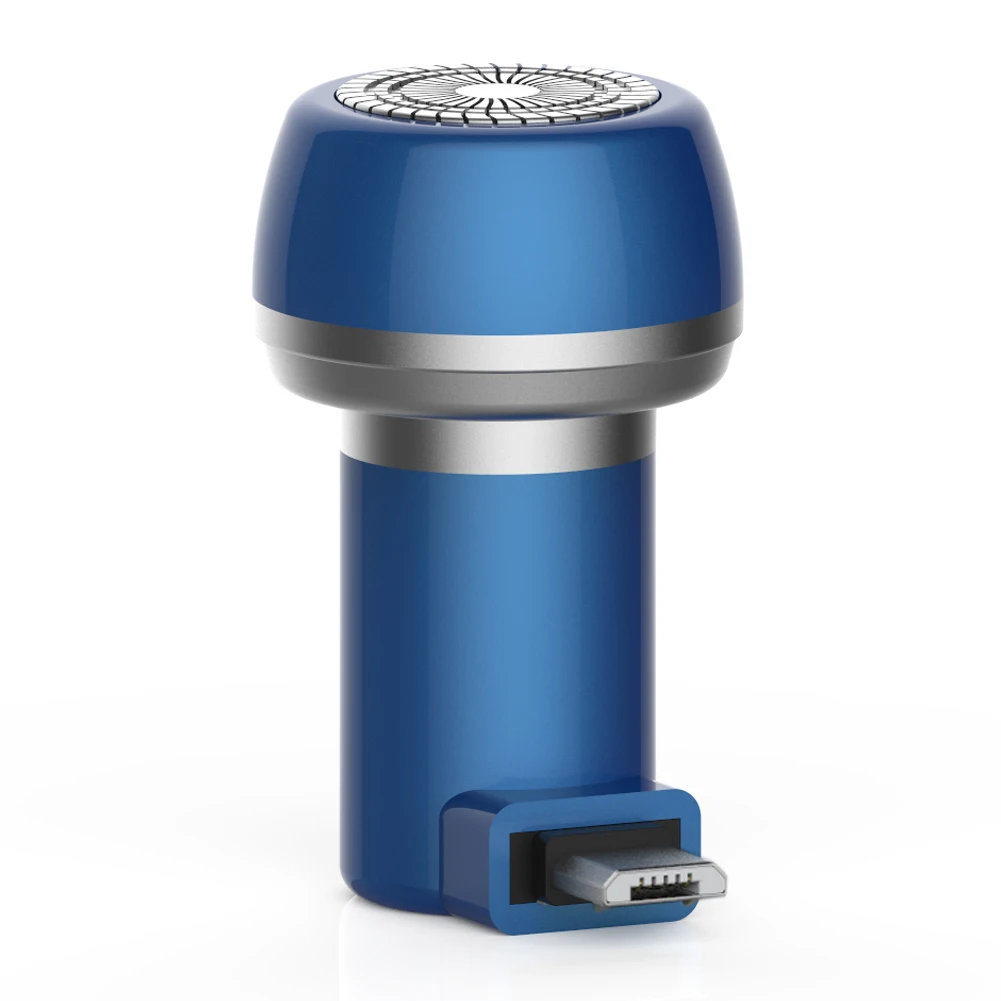 USB Дропшиппинг высокое качество 2 в 1 магнитный мини портативный type-C USB Водонепроницаемый бритва длительного пользования SMJ - Цвет: USB