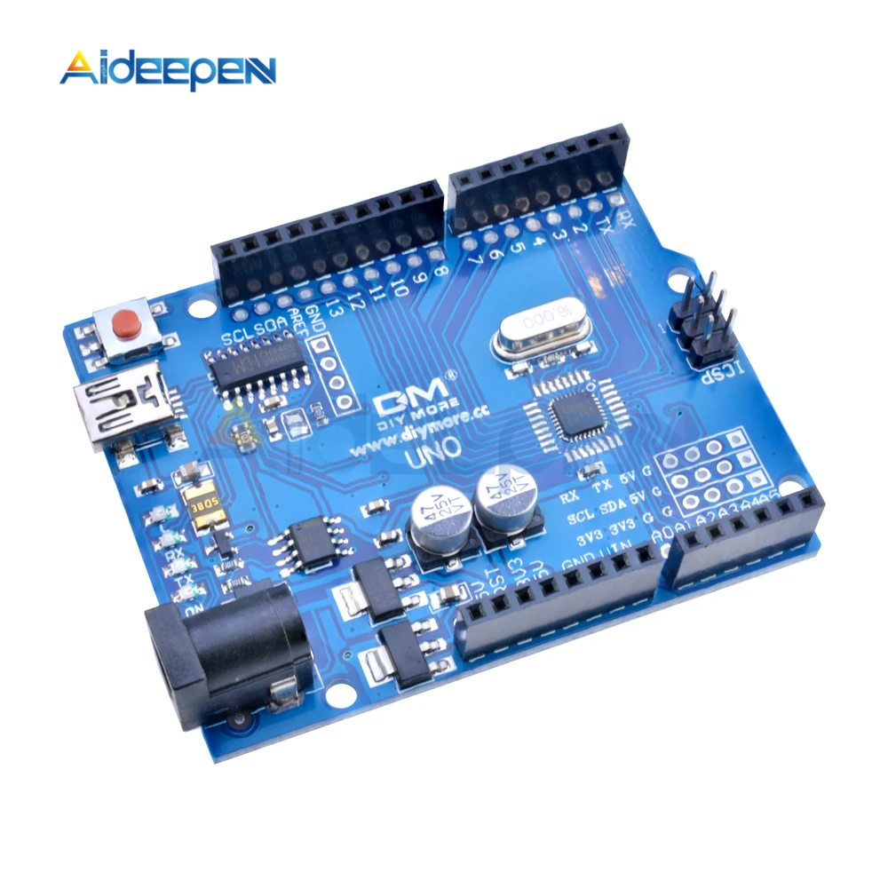 

CH340 CH340G MEGA328P ATmega328P Mini USB UNO R3 Microcontroller Replace ATmega16U2 ATmega328 Uno R3 Board Module