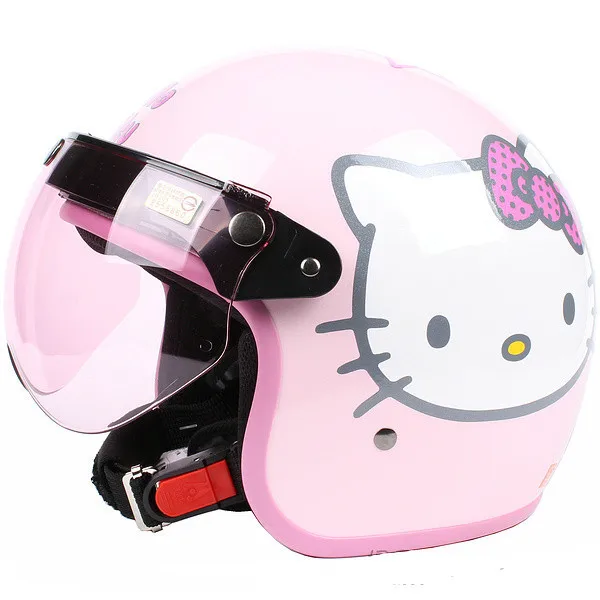 Image result for Hello Kitty moped helmet