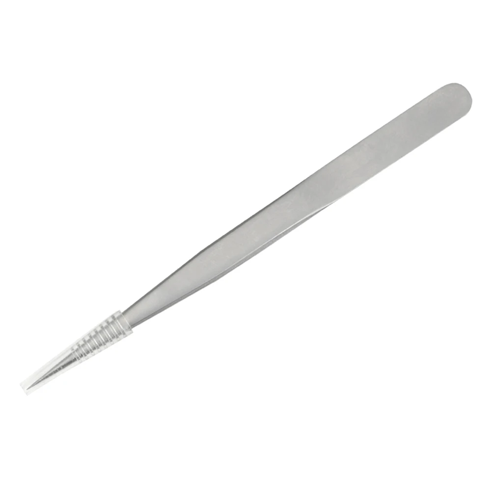 DIYWORK материал устойчив к кислотным прямой острым нержавеющая сталь tweezers износостойкие анти-статические Высокая точность изогнутая головка пинцет